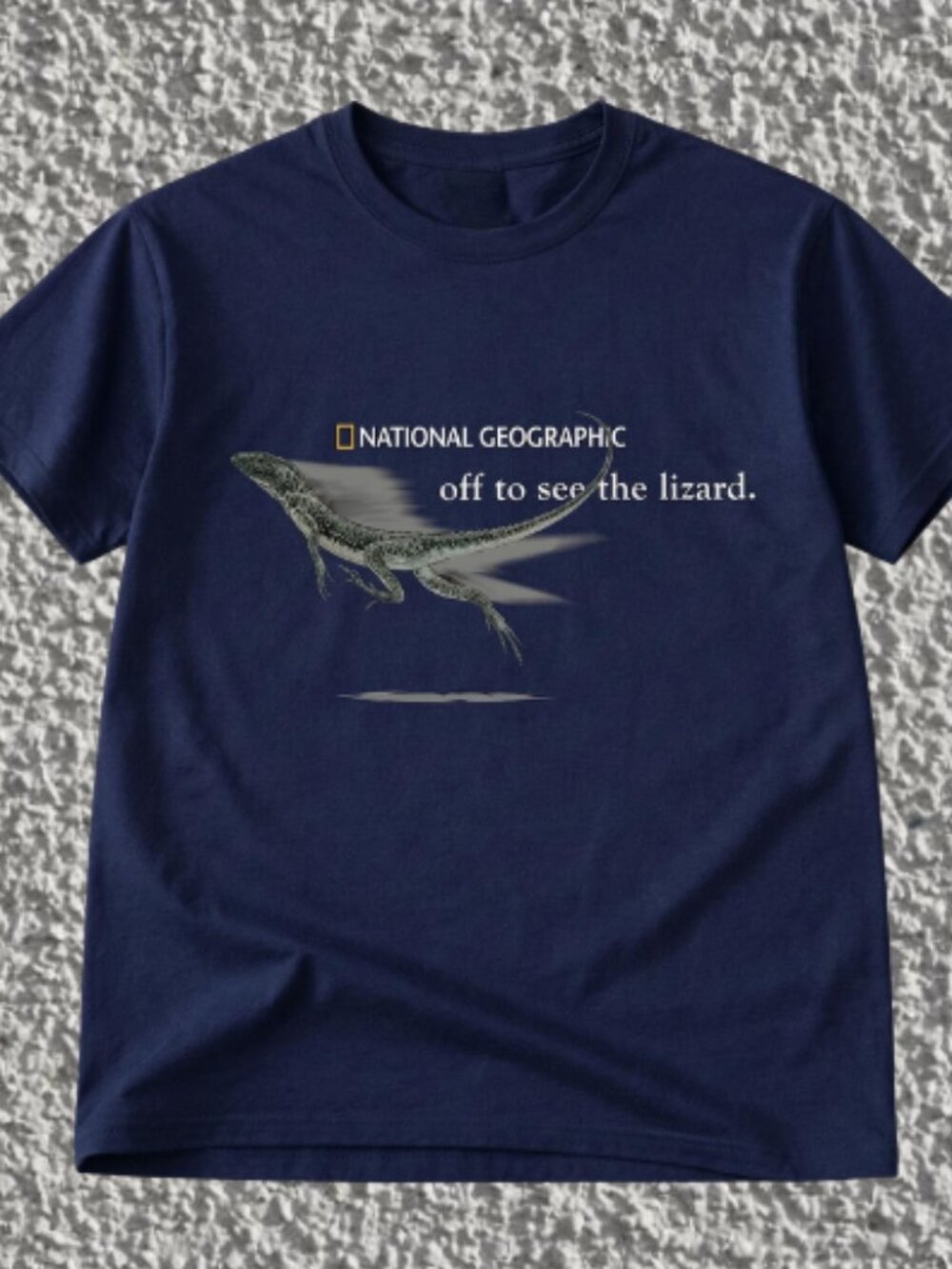 National Geographic off to see the lizard T-Shirt Navy
